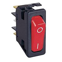 Bulgin C6003ALBR2-G74 Splash Resistant Switch SPST Rocker Switch, Lit 110V Red w/cover