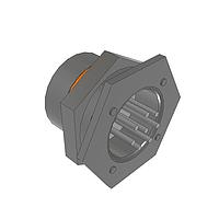 Samtec ACRK-22-03-G-S-B1-M-1 Connector Kits AccliMate(TM) IP68 Sealed Circular Receptacle Panel Assembly