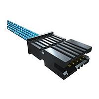 Samtec TFSST-06-28-H-03.00-S Discrete Wire Cable Assemblies .050" Tiger Eye Single Row Discrete Wire Cable Assembly, Teflon Fluoropolymer Wire, Terminal