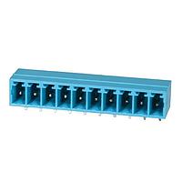 Same Sky (formerly CUI Devices) TBP02R1-381-10BE Headers Terminal block, pluggable, 3.81, receptical, 10 pole, blue