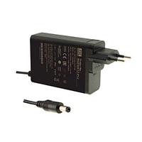 MEAN WELL NGE90E12-P1J Fixed Plugs 75W 12V 6.25A EU AC Plug 2.1x5.5 DC plug