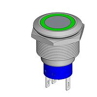 Dailywell MPB22-A0F10E-624-JQ Pushbutton Switches 22mm Metal Pushbutton Switch