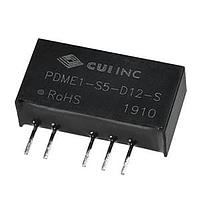CUI Inc PDME1-S5-D15-S Isolated 15/-15 Vdc, 0.034/-0.034 A, 1 W, 4.5 - 5