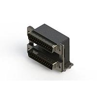 EDAC 661-025-264-04A Dual Port D-Sub Connectors Right-angle Dual Port D-Sub Connector