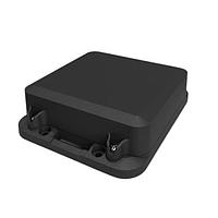 New Age Enclosures S3L-444414 Wall Mount Large Outdoor Node 4.4 x 4.4 x 1.4 inch - Black