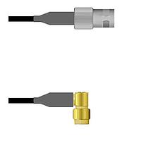 Amphenol Custom Cable Q-090360008018i RF Cable Assemblies BNC-SJ/SMA-RP RG58 18I