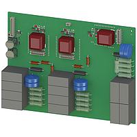 SIEMENS 3RW59540PY04 Motor Drives printed-circuit board 480V 3RW55 sz4
