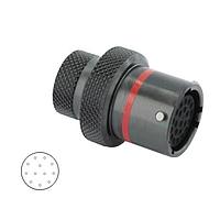 Eaton Souriau-Sunbank 8STA10812SN Connectors In-Line Receptacle - size 8 - 12 contacts - Female