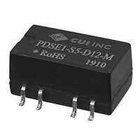 CUI Inc PDSE1-S5-S12-M Isolated 12 Vdc, 0.084 A, 1 W, 4.5 - 5.5 Vdc Inpu