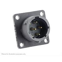 Eaton Souriau-Sunbank UTSX014D7P Receptacles Square flange receptacle, without backshell, with 7 male PCB contacts, IP68/69K in unmated conditions