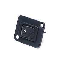 Switchcraft EHRRSLB Rocker Switches CURVED ROCKER SWITCH I/O DPDT, BLACK