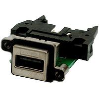 Amphenol Commercial Products MUSB-A211-30 USB Type A Connectors RUGGED USB A SINGLE RA W/CBL HDR