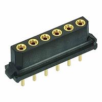 Harwin M80-8970605 Headers 6 POS SIL FEMALE VERT GOLD