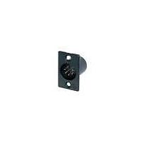 NEUTRIK NC5MP-BAG Receptacles Recpt P 5 pin M solder cup blk/slvr