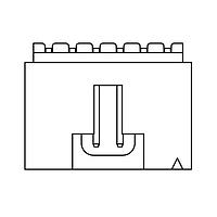 Amphenol Commercial Products G888009061THR Shrouded G888009061THR-Protect Header 2.54mm Pitch R/A,1x9Pin,MATTE TIN,NY4T,PCB Mount,COLOR-BLACK