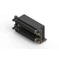 EDAC 662-037-664-036 Dual Port D-Sub Connectors Right-angle Dual Port D-Sub Connector