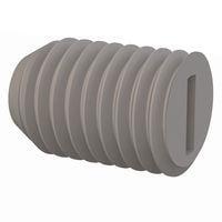 Essentra Components 012528G037 Set Screw Set Screw, Slotted Head, 1/4-28 Thread, 3/8 Lg