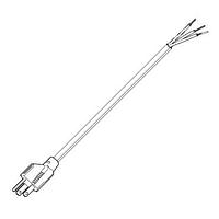 Volex 17507A 10 B1 No Receptacle Power Cord 16/3 SJT 6ft 5-15P ROJ