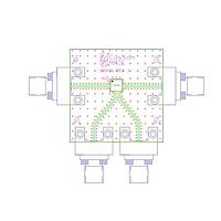 Qorvo CMD183C4-EVB RF Mixer 7.5-13 GHz C,X,Ku Band I/Q Mixer MMIC