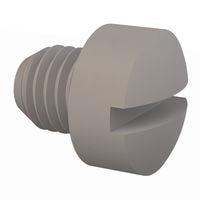 Essentra Components 012528F025 Machine Screw Fillister Slotted Screw, 1/4-28 Thread,1/4 Lg