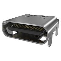 Amphenol Commercial Products 124020612102A USB Type C Connectors USB3.2 GEN1, Type C, Top mount, CH 1.68mm, Dual Row SMT