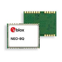 u-blox NEO-8Q-0 GPS Modules u-blox 8 Single GNSS module ROM, TCXO LCC, 12x16mm, 250 pcs/reel