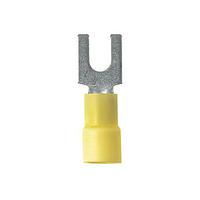 Panduit PV10-8FX-L Spade FORK 12-10 YLW VYL STUD SIZE #8