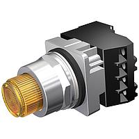 SIEMENS 52PT6H9AB Push-to-Test PTT/ILL PB,MOM,XFMR,240V,AMB,1NO-1NC,LED