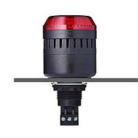Auer Signal 813512313 Buzzer ELM LED panel mount buzzer 230-240 V AC red, black