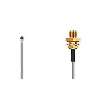 GCT (Global Connector Technology) CAB655RF-0100-A-1 RF Cable Assemblies U.FL2SMA F Mt BHJck, IP68, L=100mm, 1.13mm cable 6GHz