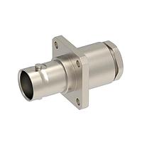 Radiall R141278000 Connectors BNC / STRAIGHT SQUARE FLANGE JACK CLAMP TYPE - CABLE 2.6/50+75