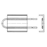 Wakefield Thermal 180-10-12C General Purpose Liquid Cold Plate, Copper Tubing, 304.8x76.2x15.9mm