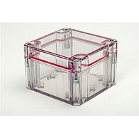 Serpac RB33P06B16C NEMA/IP Rated N4/IP67 BLK/CLR POLY 3.22 x 3.15 x 2.17"