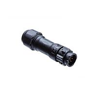 Amphenol LTW BD-02BMMA-QL8LN0 Standard Circular Connector X-Lok, Standard Size, Plastic, 5A, 02 pins, Male Connector, Male Contact, Straight, Push Lock, Crimp, Field Installable without Pin, F8.0 - F10.0mm, IP68