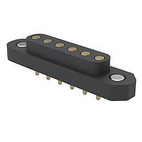 Mill-Max 878-20-006-10-011000 Headers 4mm Magnetic Spring-Loaded Target Conn 6 Pin UnShrouded Through-Hole Soldertail