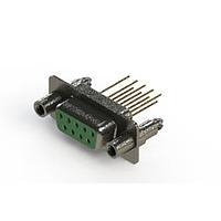 EDAC 628-M09-623-GN6 D-Sub Connectors - Standard Density Vertical Machined D-Sub Connector