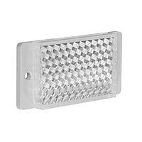 Banner Engineering BRT-48X32A Reflector Retroreflective Target: Rectangular 48 x 32.5 mm; Reflectivity Factor: 1.0; Max. Temp.= 50 degrees C; Plastic - two screw holes for mounting