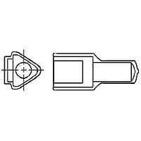 DEUTSCH - TE Connectivity DT3P-BT Receptacle 3P DT BOOT RECP GREY