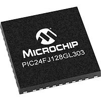 Microchip Technology PIC24FJ128GL303T-I/M5 MCUs 16-bit, 16 MIPS, 128KB ECC Flash, 8KB RAM, LCD, XLP, 36-pin