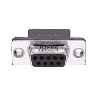 Amphenol Commercial Products L77SDE09SA4CH Receptacle D SUB R/A