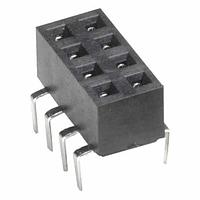 Harwin M20-7850446 Receptacle 04+04 DIL SKT BOTTOM ENTRY TIN