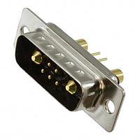 NorComp 681S7W2103L001 Mixed Contact D-Sub Connectors IP67 POWER-D 7w2PWR 40A VERT MALE