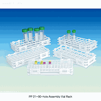 SciLab SL.Rac3094 Vial Rack, PP, 245×105×h40 mm, Φ25 mm× 24 holes