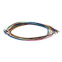 Glenair MWDM2L-9P-4K5-20B Micro-D D-Sub Connectors MICRO D PREWIRED CON 9CNT PIN #24AWG