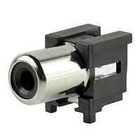 Same Sky (formerly CUI Devices) RCJ-051 PCB Mount Jack RCA jack, 1P, rt, through hole, BK