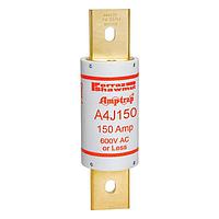 Mersen A4J150 Fast Acting Fuse,Class J,High Speed,200kA AC/100kA AC,600VAC,300VDC,150A