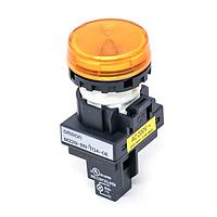 Omron Automation and Safety M22N-BN-TOA-OE Panel Mount Indicators / Switch Indicators Flat Ind Orange,230VAC/DC