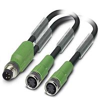 PHOENIX CONTACT 1458664 Sensor Cables / Actuator Cables SAC-3P-M8Y/2X0 3-PUR M 8FS