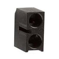 BIVAR H-203C LED Mounting Hardware LED Holder 3mm 2 Level Black