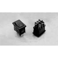 P&B PRDDD3-16F-BB000 Paddle Switches 16A DPDT (ON),ROCKER PADDLE SWITCH